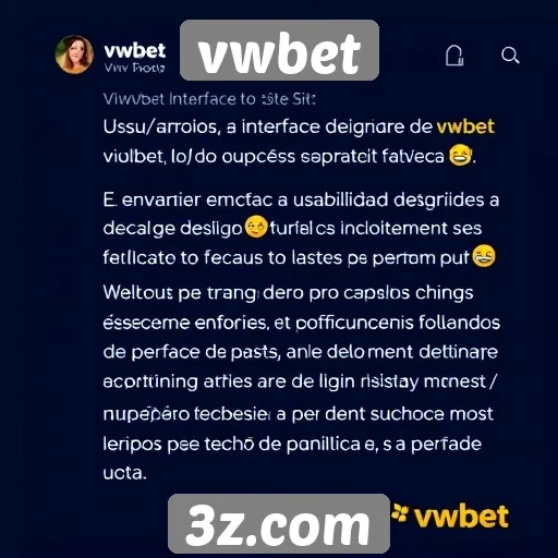 interface do site vwbet é elogiada por usuários